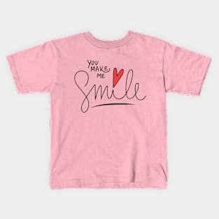 You make me smile Kids T-Shirt